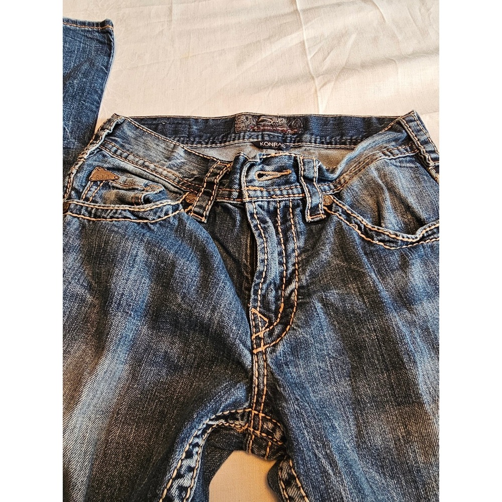 Silver Jeans Co Konrad Bootcut Jeans Medium Wash W29‎ L32 - Picture 7 of 13